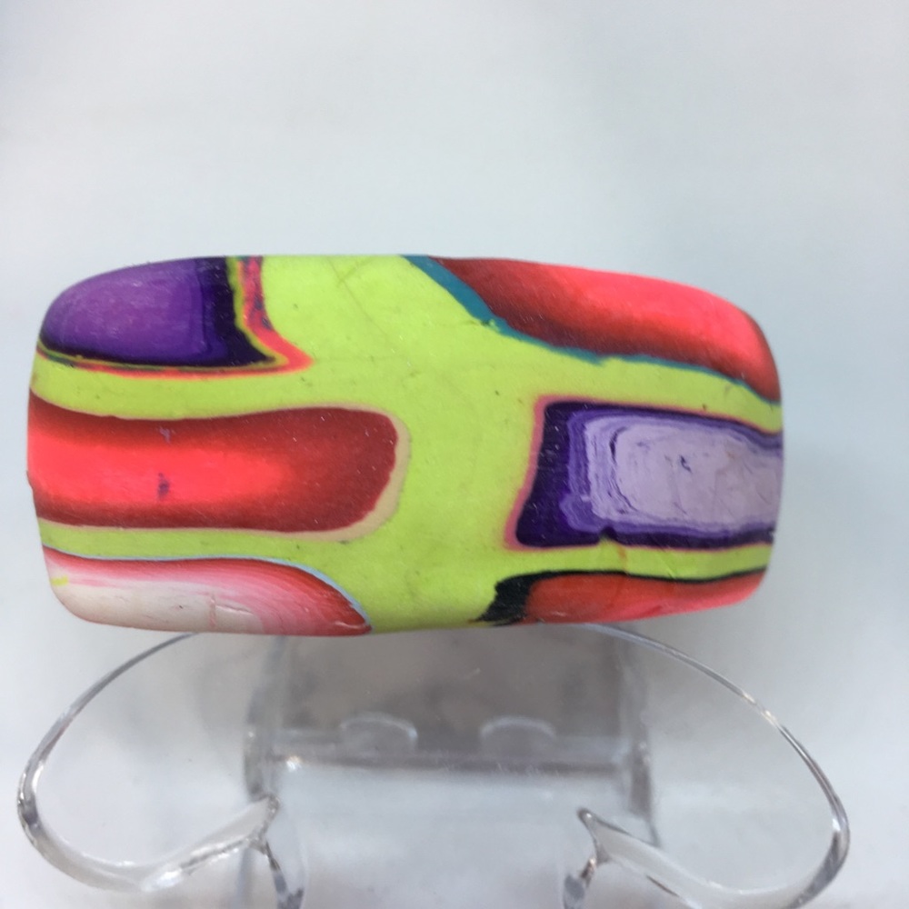 Handmade Polymer Clay Bracelet and Polymer Clay Earring set, Jewelry Set - Picture 2 of 8